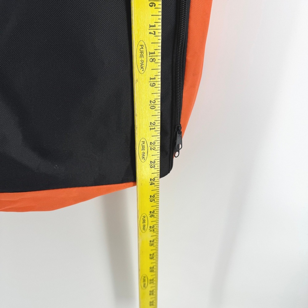 VEVOR 24" Square Utility Equipment Bag Large Orange Black Heavy Duty Nylon Tote - Picture 5 of 7